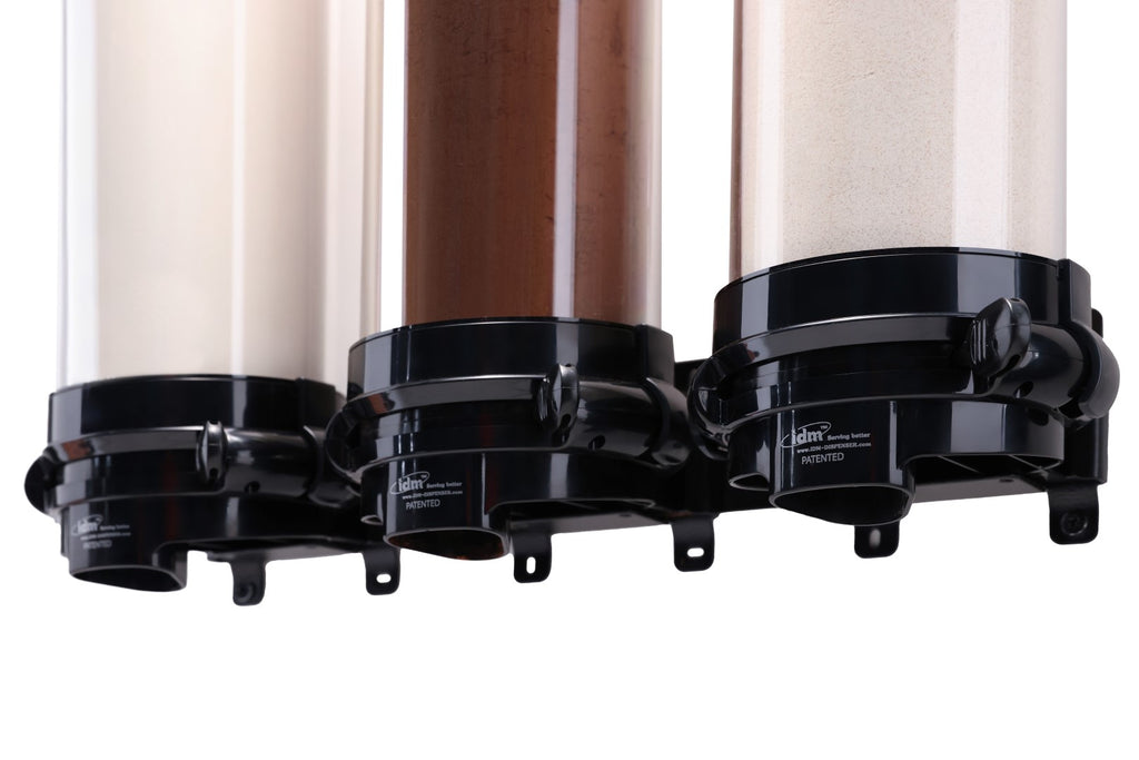 IDM Powder Dispenser HLP34.5L Triple, wall mounted, powder dispenser