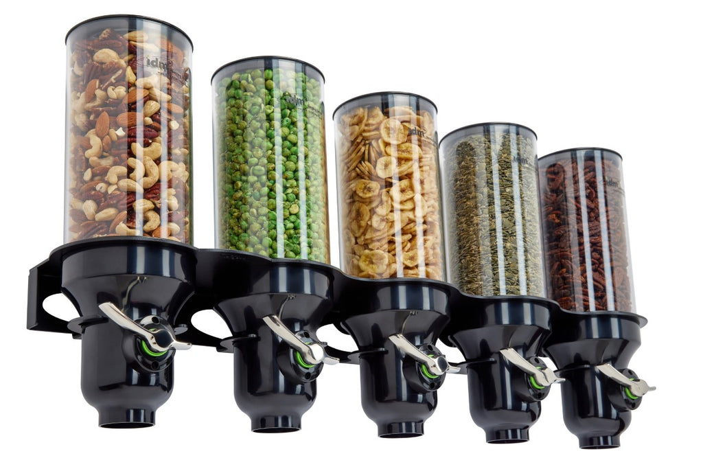 IDM Organic & Dry Food Dispenser Dispenser H50MBLFF Quintuple, wall