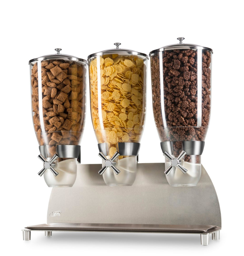 IDM Cereal Dispenser HCD303 | Triple, freestanding, food dispenser