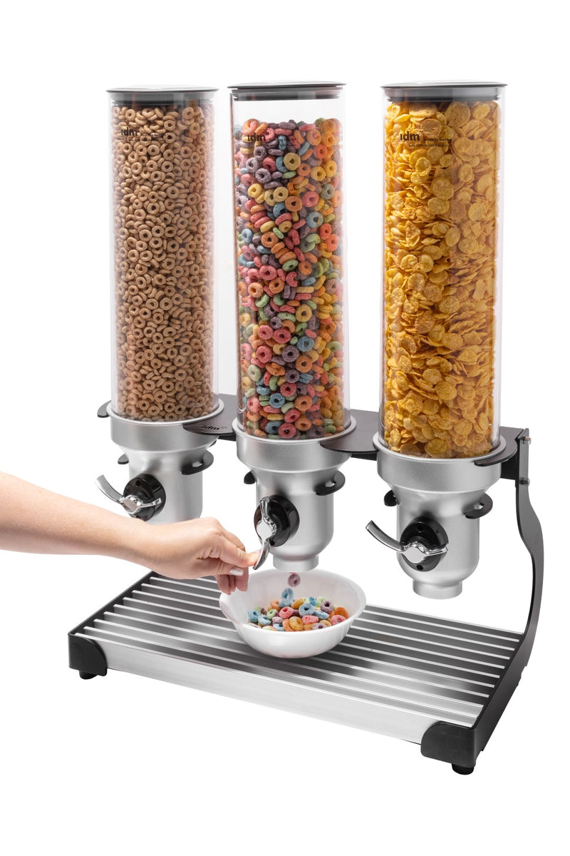 ACD30-BL-FF_Triple Free Standing_Cereal Dispenser_IDM DISPENSER