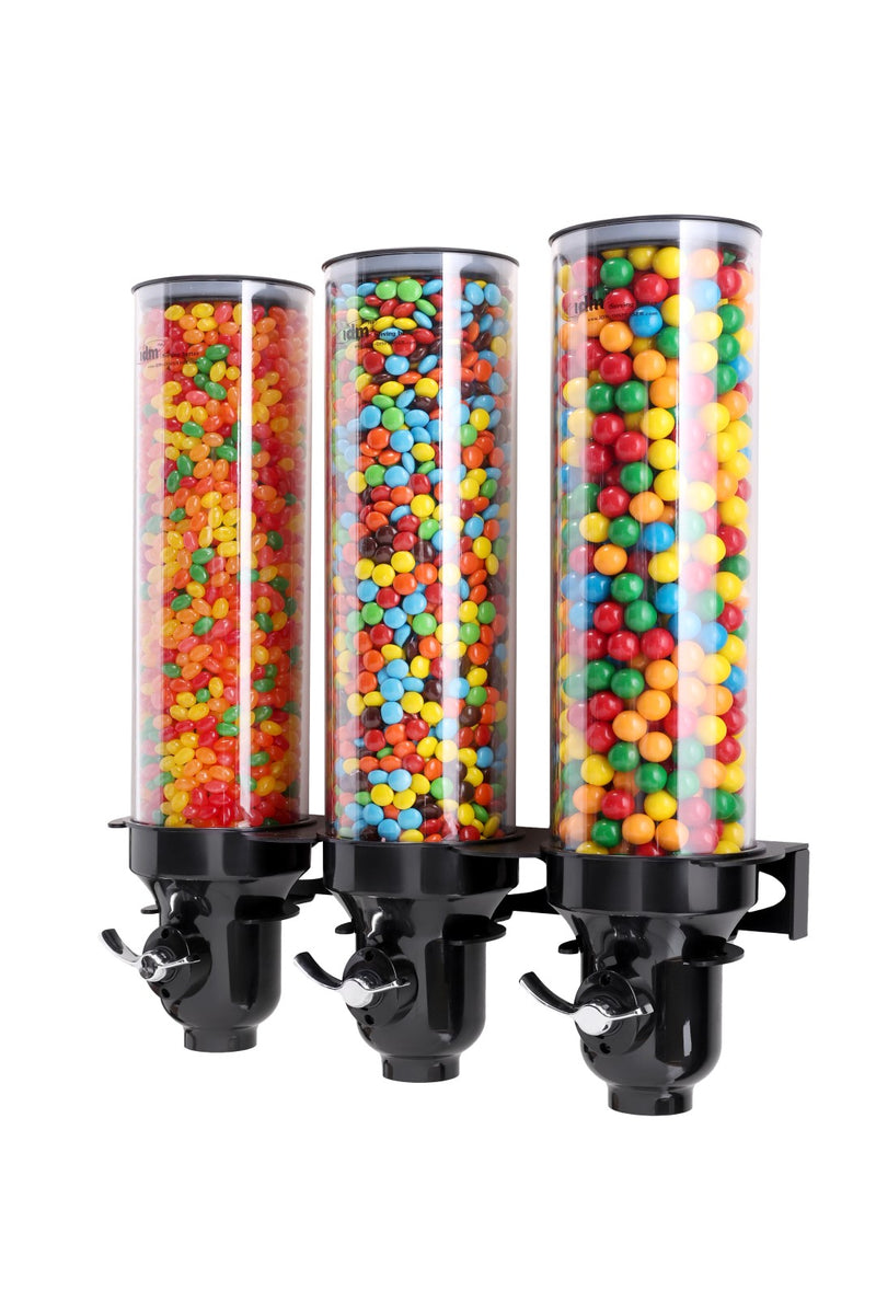 H30-BL-FF_Wall Mounted Candy Dispenser_Black_IDM DISPENSER