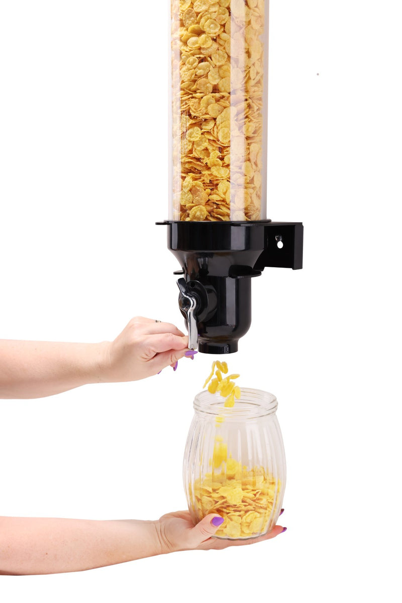 H30-BL-FF Cereal Dispesner_Wall Mounted Cereal Dispenser_4.5L_Black_IDM DISPENSER