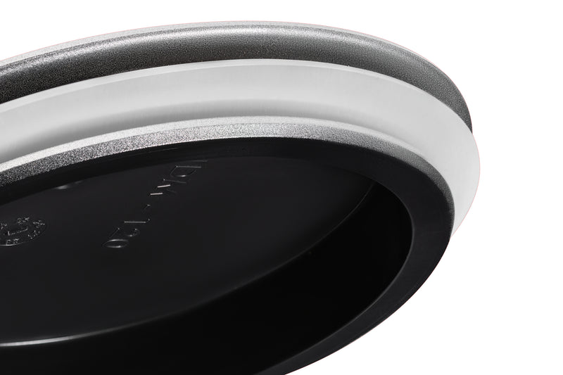 Hermetically sealed flat lid - 120MM - Silver