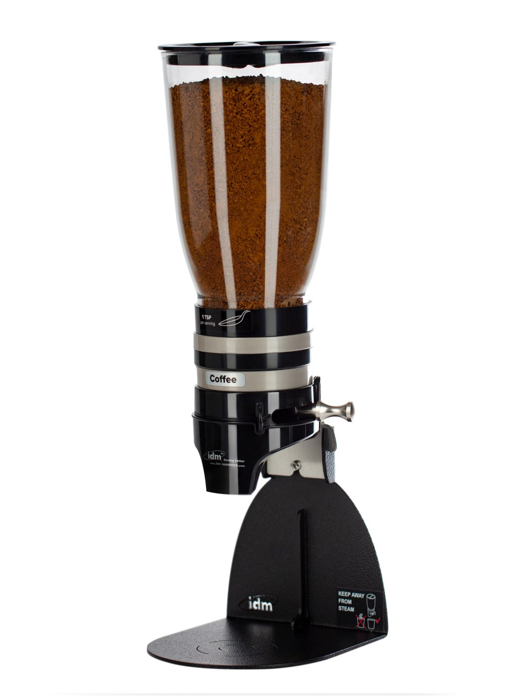 IDM coffee & sugar dispenser DPD1BL Single, freestanding Coffee or