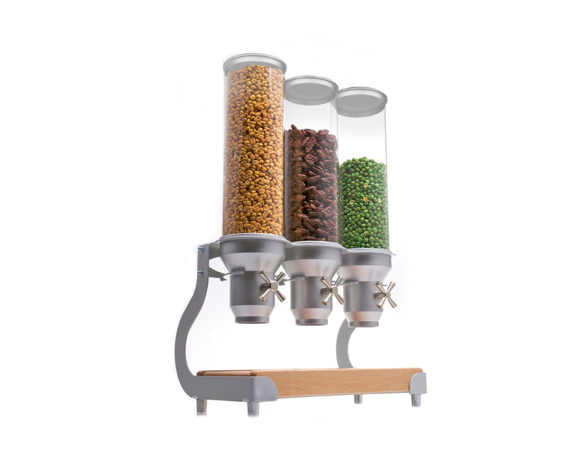 ACD30 Cereal Dispenser_Silver Free Standing_BREAKFAST BUFFET_IDM Dispenser