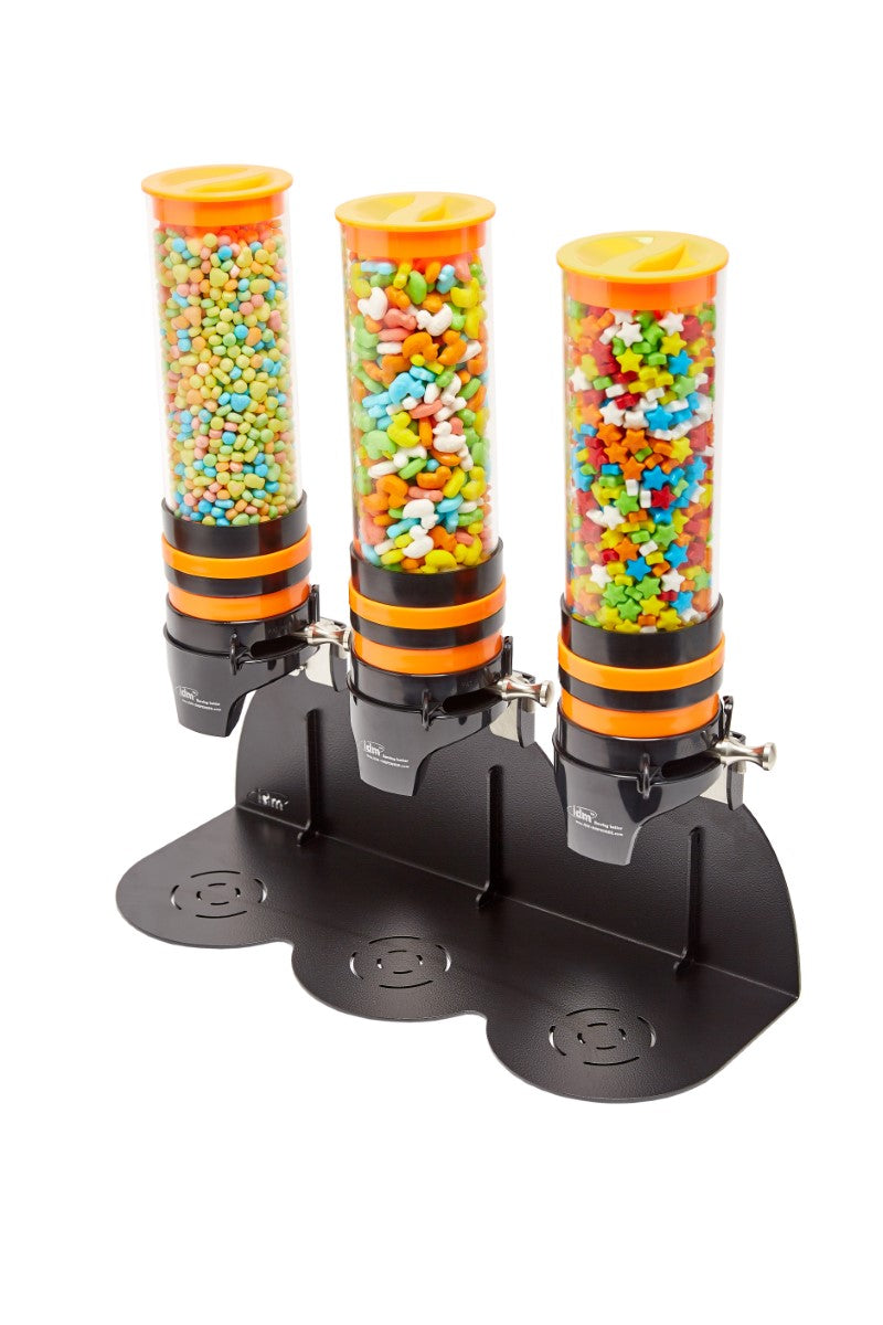 IDM Ice cream topping dispenser DCT3-1L | Triple, freestanding, ice ...