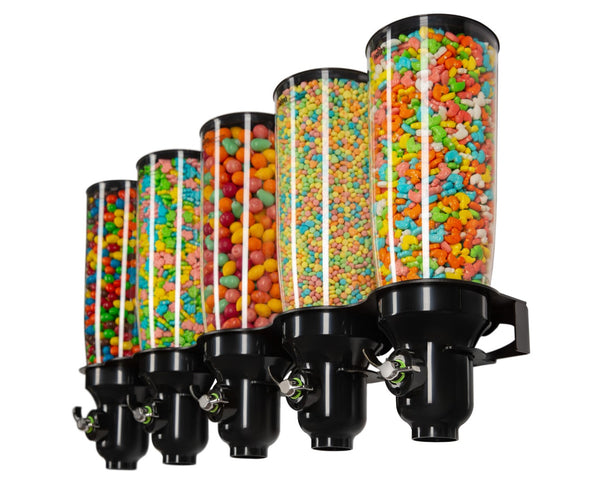 DH50-FF Candy Dispenser_Wall Mounted_Black_IDM Dispenser 