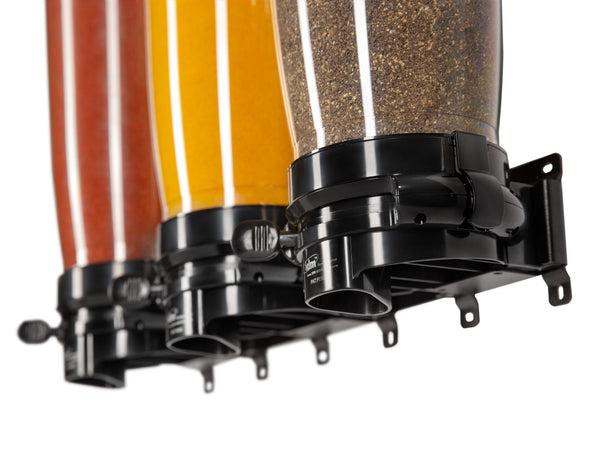 HLP3-5L_Triple wall mounted spice dispenser_black_idm dispenser