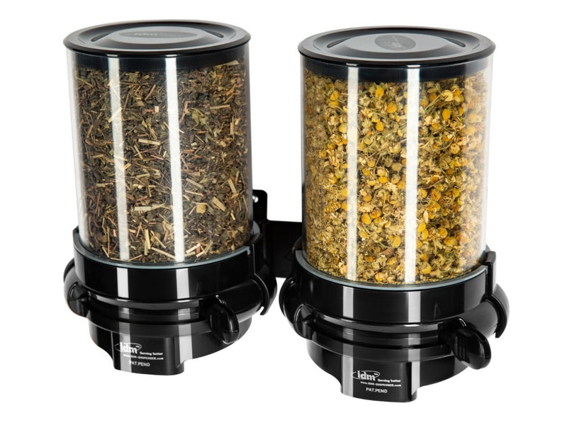 HMPC2-1.5L_wall mounted Loose tea dispenser_black_idm dispenser