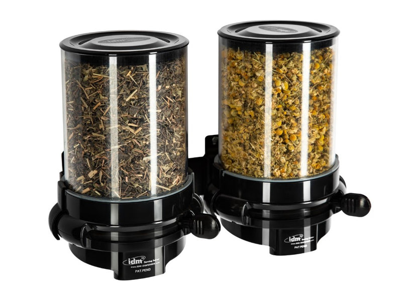 HMPC2-1.5L_wall mounted Loose tea dispenser_black_idm dispenser